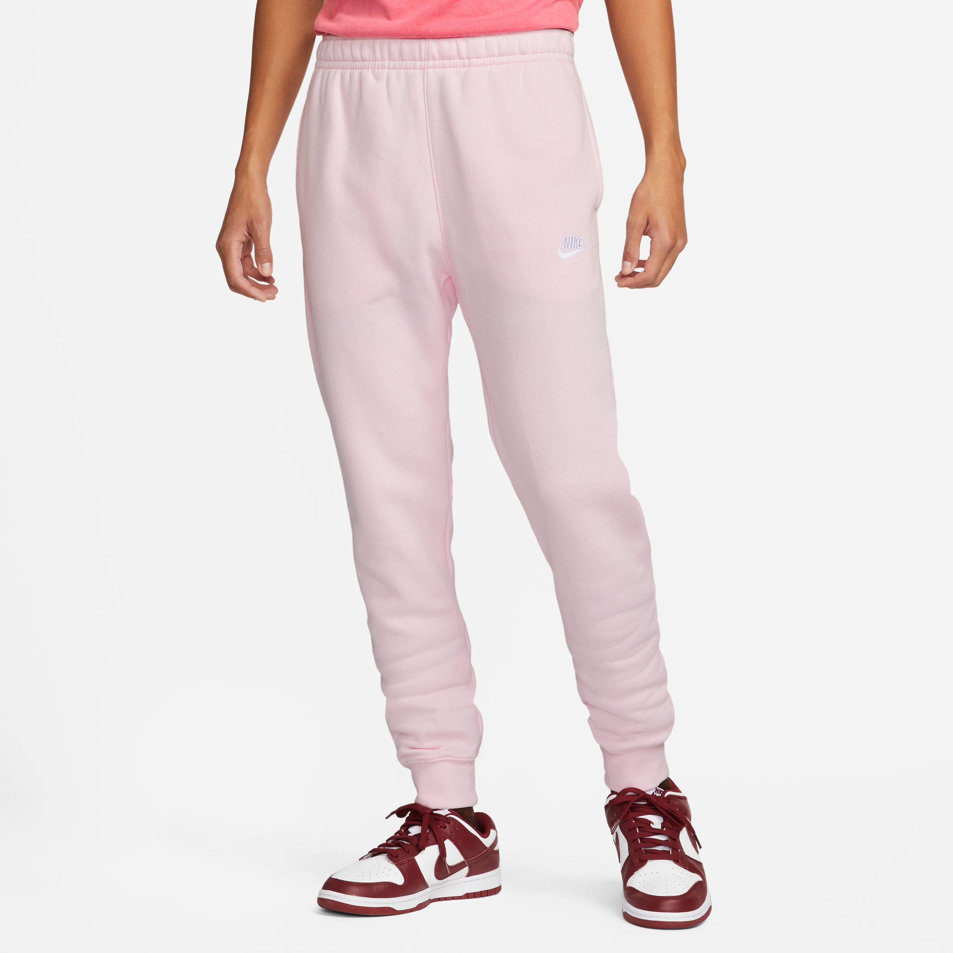 Nike sweatpants pink hot sale